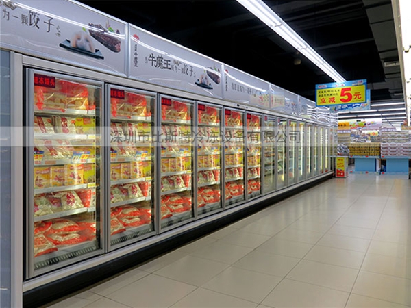 湛江超市冷冻玻璃展示立柜