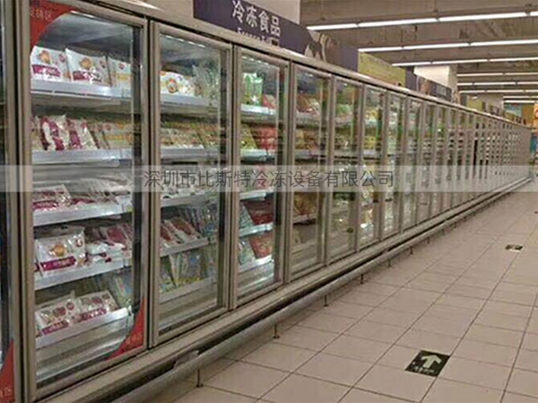 湛江超市冷冻玻璃展示立柜